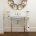 DevonDevon New Etoile Консоль 98х52.5см, напольная, с раковиной на 3 отв, цвет: золото/белая. IBLG3FNET, DENEWETOILEOT