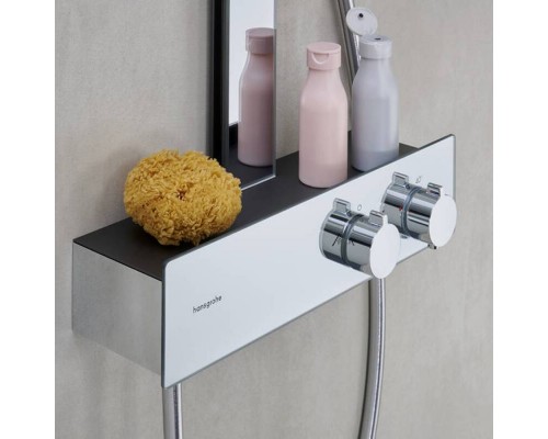 Hansgroh Rainfinity Душевая система с верхнем душем 36см., термостатическим смесителем, ручным душем и шлангом 160см., цвет: хром. 26853000 Hansgroh Rainfinity Душевая система с верхнем душем 36см., термостатическим смесителем, ручным душем и шлангом 160см., цвет: хром. 26853000