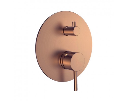 AQM8803BC Встраиваемый смеситель на 2 потр. в комплекте с внутр. частью, медь шлифованная AQM8803BC