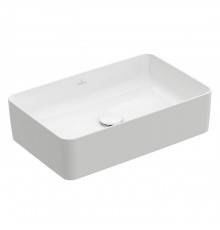 VilleroyBoch Collaro Раковина накладная 56х36х14.5см., без отв., цвет: альпийский белый. 4A205601