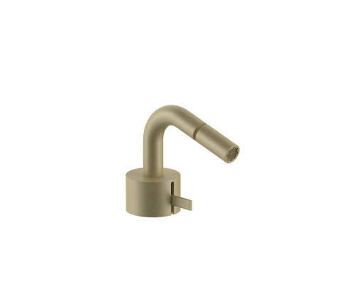 Fantini AF/21 Смеситель для биде, 1 отв., излив: 130 мм, цвет: Matt British Gold PVD. 27 P6 A508WF