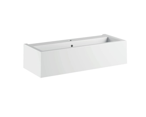 Kerasan Kanaal Раковина подвесная, 120х40х25см., с 1 отв., цвет: белый глянцевый. 574201*1