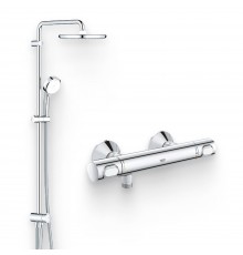 Душевой комплект Термостат Grohe Grohtherm 34793000 для душа + Стойка Tempesta Cosmopolitan System 250 26675000