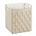 ADJ Корзинка Bottega, 35x35xH40 см., цвет: панна котта/белый. 1047.16/10