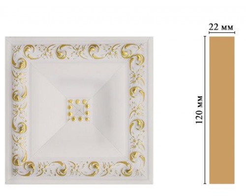 Вставка цветная DECOMASTER D208-54 (120*120*22мм) Вставка цветная DECOMASTER D208-54 (120*120*22мм)