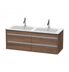 Duravit Ketho Тумба подвесная, 127x47.5х48см., с раковиной, 2 выдв.ящика, цвет: орех натуральный. 2336130000,  KT643307979