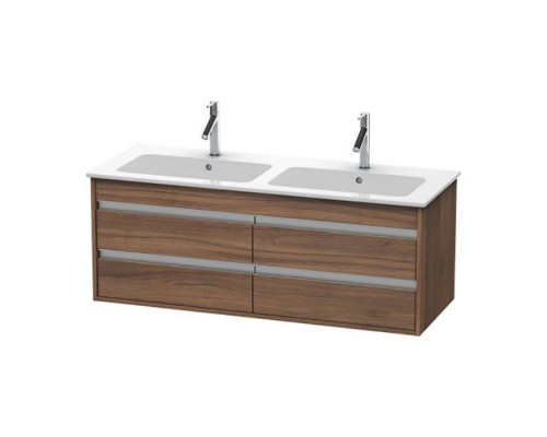 Duravit Ketho Тумба подвесная, 127x47.5х48см., с раковиной, 2 выдв.ящика, цвет: орех натуральный. 2336130000,  KT643307979