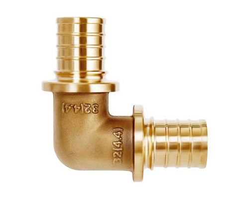 Угольник прямой равнопроходный Hoobs Ø32х4,4. HB-PEXLS-324432