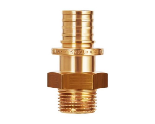 Переход Hoobs с наружной резьбой 16х2.2-R3/8 . HB-PEXNN-162238 Переход Hoobs с наружной резьбой 16х2.2-R3/8 . HB-PEXNN-162238