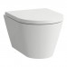 Laufen Kartell Унитаз подвесной 49x37x28.5см, укороченный, безободковый, цвет: белый. 8.2033.3.000.000.1