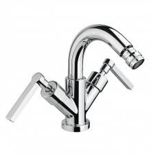 Nicolazzi Mac Kinley 05 Смеситель для биде на 1 отверстие, с донным клапаном, излив 135мм, цвет: хром. 2237CR29