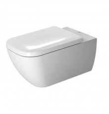 Duravit Happy D.2 Rimless Унитаз подвесной без смывного края, с вертикальным смывом, вкл. крепление Durafix, 36.5x62см, Цвет: Белый. 2550090000