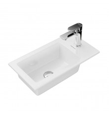 Kerama Marazzi Lato Раковина встраиваемая сверху, 50х27см., без отв., цвет: белый глянцевая