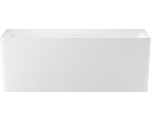 Акриловая ванна Wellsee Pure BY Wellsee 165x75 см, отдельностоящая, белая матовая, на ножках, с донным клапаном, фурнитура золото