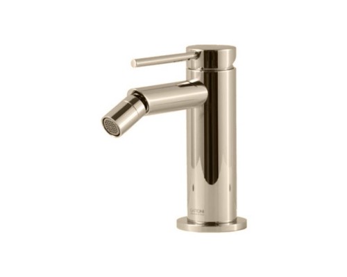 Gattoni Circle Two Смеситель для биде на 1 отверстие, с донным клапаном, цвет: Brushed Nickel. 9150/91NS Gattoni Circle Two Смеситель для биде на 1 отверстие, с донным клапаном, цвет: Brushed Nickel. 9150/91NS