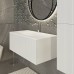 TW Shape комплект подвесной мебели 102х52см, с раковиной, с 1 выдвиж. ящиком с механизмом push-to-open, цвет: белый матовый RAL9003. SHAP100-B+547001*1