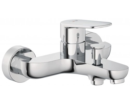 Kludi 326910575 X1 oднорычажный смеситель для ванны и душа, хром 326910575
