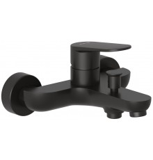 Kludi 326913975 X1 oднорычажный смеситель для ванны и душа, черный матовый 326913975