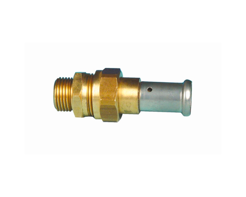 Муфта плоское уплотнение, латунь пресс, 26x1 HENCO 26P-2606 Муфта плоское уплотнение, латунь пресс, 26x1 HENCO 26P-2606