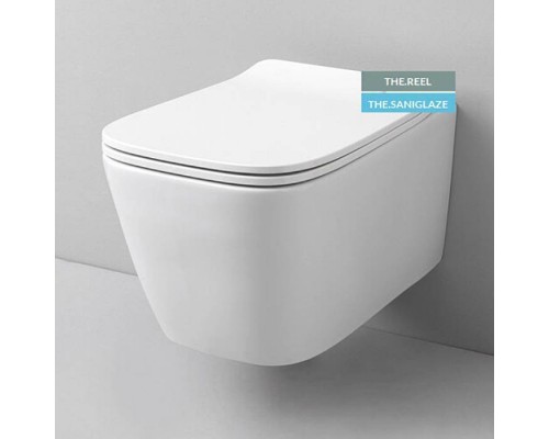 Artceram A16 Унитаз 36х52см., подвесной, saniglaze, с креплениями, цвет: белый матовый. ASV006 05 00