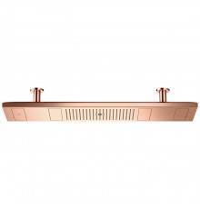 Axor ShowerHeaven Верхний душ 120x30см, 4jet, потолочный монтаж, c подсветкой 3700K, цвет: полированное красное золото. 10629300
