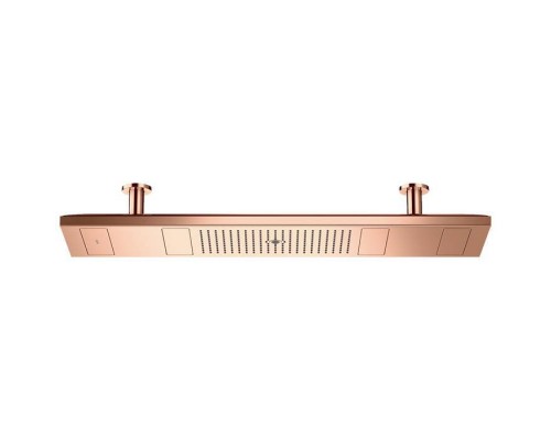 Axor ShowerHeaven Верхний душ 120x30см, 4jet, потолочный монтаж, c подсветкой 3700K, цвет: полированное красное золото. 10629300 Axor ShowerHeaven Верхний душ 120x30см, 4jet, потолочный монтаж, c подсветкой 3700K, цвет: полированное красное золото. 10629300