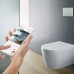 Duravit ME by Starck Унитаз подвесной Rimless 37.5х57.4см, с сиденье SensoWashreg; Starck f Lite, инсталляция в комплекте, цвет: белый. 1007290000, WD5003012000, 1007310000, WD1013000000, 650001012004310 (2510092000+612000012000310)