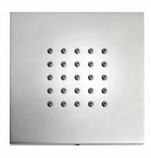 Bossini Cubic Flat Настенная форсунка 10х10 см, цвет: хром. I00176.030
