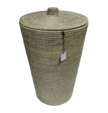 Decor Walther Basket WB Корзина для белья 40x65см, с крышкой, напольная, цвет: ротанг светлый. 0922091