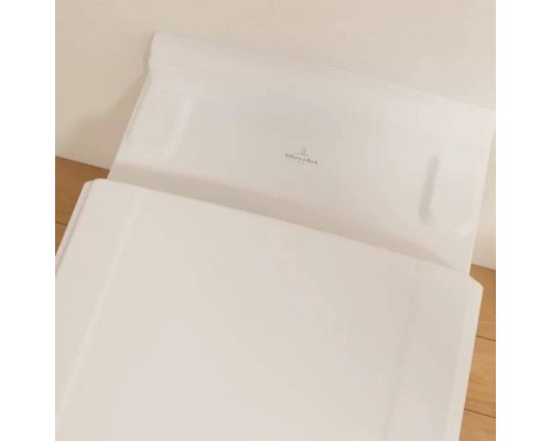 VilleroyBoch Hommage Унитаз 37х60х34.5см., подвесной, CeramicPlus, цвет: альпийский белый. 6661B0R1