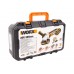 Угловая шлифмашина аккумуляторная WORX WX803, 20В, 125 мм, 1*2,0Ач + 1*4,0 Ач, кейс