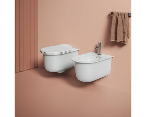 Artceram Chic Биде подвесное 38х53см., с 1 отв., цвет: белый матовый. CHB001 05 00