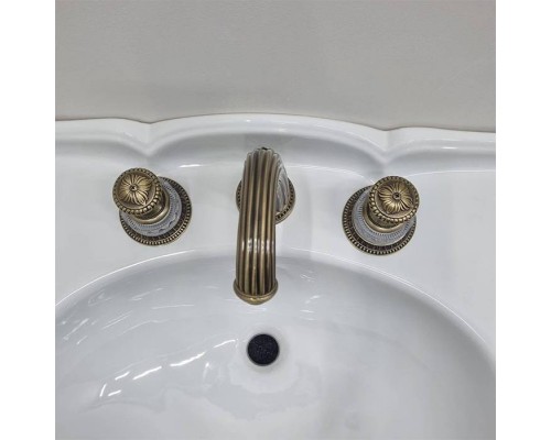 DevonDevon Excelsior Swan Смеситель для раковины на 3 отверстия, цвет: античная латунь. EXC-SW101OTS DevonDevon Excelsior Swan Смеситель для раковины на 3 отверстия, цвет: античная латунь. EXC-SW101OTS