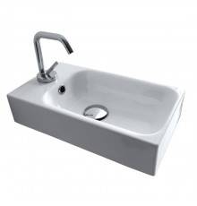Kerasan Cento Раковина 45х25 см, 1 отв., цвет: белый. 353701C*1