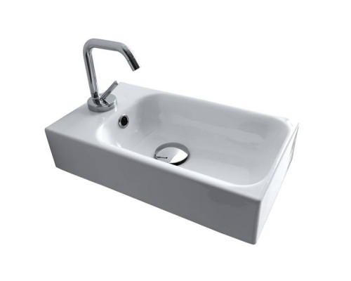Kerasan Cento Раковина 45х25 см, 1 отв., цвет: белый. 353701C*1