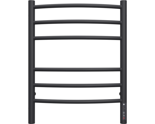 Полотенцесушитель электрический Terminus Классик П6 450x600, матовый чёрный