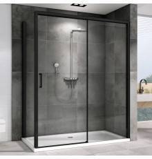 Душевой уголок Abber Komfort AG93140B-S92B 140x90, профиль черный, стекло прозрачное