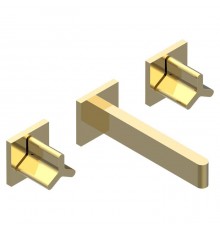 THG ICON-X METAL Смеситель для раковины, настенный, цвет: полированное золото. U7G-F01-40GB