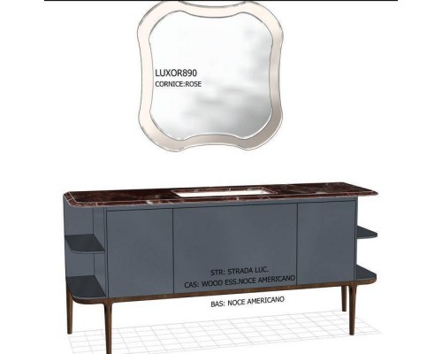 Antonio Lupi ILBagno Комплект мебели: тумба напольная с раковиной 180x54см, мраморная столешница, зеркало, цвет: Strada lucido/Rose/хром . TB230, TB231IN, GAB236.783+WOOD1854.36, GAL372.783+WOOD1854.72, ALLEGRO154180 noce americano, GAF354.783, RETT Antonio Lupi ILBagno Комплект мебели: тумба напольная с раковиной 180x54см, мраморная столешница, зеркало, цвет: Strada lucido/Rose/хром . TB230, TB231IN, GAB236.783+WOOD1854.36, GAL372.783+WOOD1854.72, ALLEGRO154180 noce americano, GAF354.783, RETT