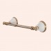 TW Harmony 014, полотенцедержатель 33,5см, подвесной, цвет: белый/золото. TWHA014bi/oro