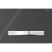 Geberit Sigma50 Клавиша для двойного смыва, квадратная, цвет: хром/черный. 115.788.DW.2