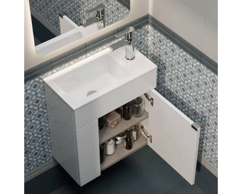 Kerama Marazzi Lato Раковина встраиваемая сверху, 50х27см., без отв., цвет: белый глянцевая Kerama Marazzi Lato Раковина встраиваемая сверху, 50х27см., без отв., цвет: белый глянцевая