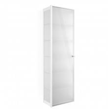 Decor Walther Glas S 4 Шкаф напольный 35x19x120см, стекло белое, цвет: хром. 0602504