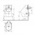 TOTO Public Писсуар 30.6x40x59см, CeFiONtect, цвет: белый. UWN926EBS#XW
