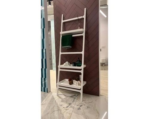 Knief Rails Лестница-вешалка с полками 60х36х180см, цвет: белый матовый. 0600-201-01