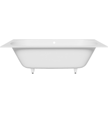 Ванна из искусственного камня Salini Ornella Axis S-Sense 190x90 см, встраиваемая, матовая белая, на ножках