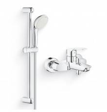Душевой комплект Смеситель Grohe Eurosmart 33300003 + Гарнитур Tempesta New 27598001