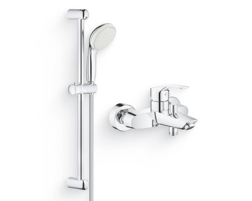 Душевой комплект Смеситель Grohe Eurosmart 33300003 + Гарнитур Tempesta New 27598001
