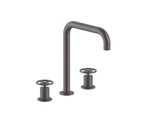 Fantini Fontane Bianche Смеситель для раковины, 3 отв., цвет: Matt Gun Metal PVD. 47 P5 P007W