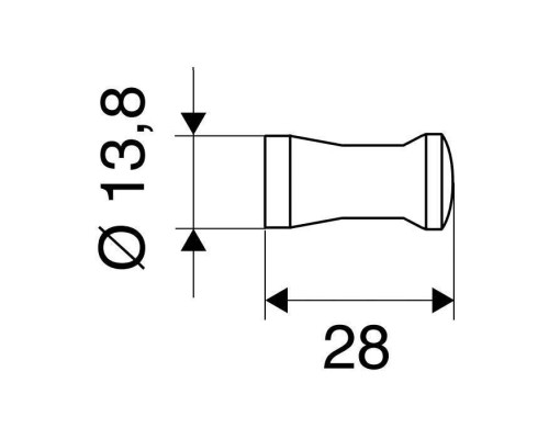 EMCO Rondo2 Крючок, 28мм, подвесной, цвет: хром. 5075 001 00 EMCO Rondo2 Крючок, 28мм, подвесной, цвет: хром. 5075 001 00